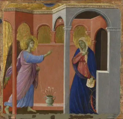 The Annunciation Duccio di Buoninsegna